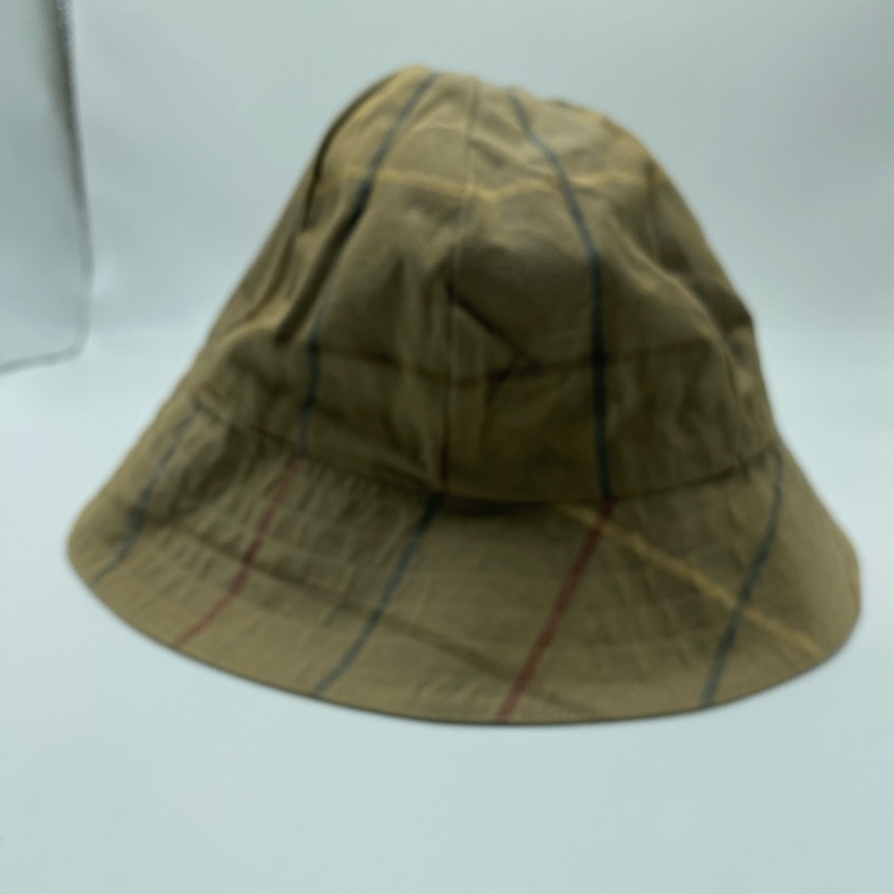 Burberry Tan Plaid Bucket Hat - Picture 2 of 4